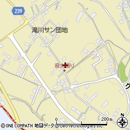 熊本県上益城郡御船町滝川1435周辺の地図