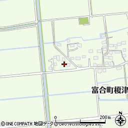 熊本県熊本市南区富合町榎津793周辺の地図