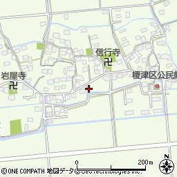 熊本県熊本市南区富合町榎津255-4周辺の地図