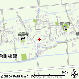 熊本県熊本市南区富合町榎津1033周辺の地図