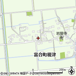 熊本県熊本市南区富合町榎津800-2周辺の地図