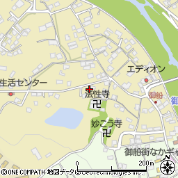熊本県上益城郡御船町滝川1056周辺の地図
