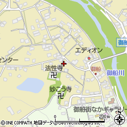 熊本県上益城郡御船町滝川1053周辺の地図