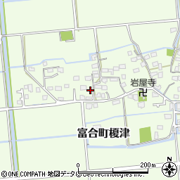 熊本県熊本市南区富合町榎津800周辺の地図