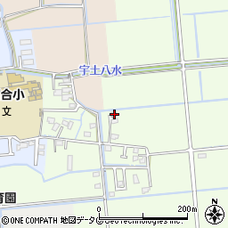 熊本県熊本市南区富合町榎津582-7周辺の地図
