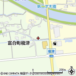 熊本県熊本市南区富合町榎津38-1周辺の地図