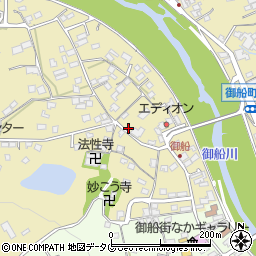 熊本県上益城郡御船町滝川985周辺の地図