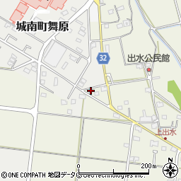 熊本県熊本市南区城南町出水1010周辺の地図