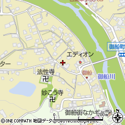 熊本県上益城郡御船町滝川984周辺の地図