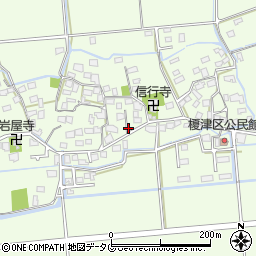 熊本県熊本市南区富合町榎津1051-3周辺の地図