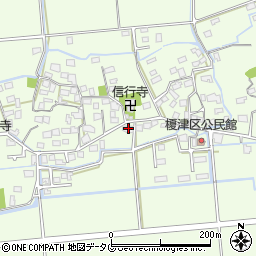 熊本県熊本市南区富合町榎津253周辺の地図