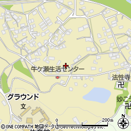 熊本県上益城郡御船町滝川1580周辺の地図
