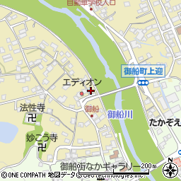 熊本県上益城郡御船町滝川974周辺の地図