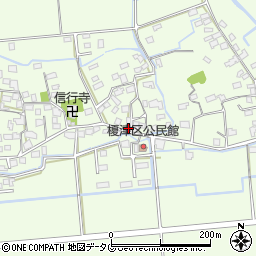 熊本県熊本市南区富合町榎津1098-2周辺の地図