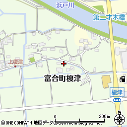 熊本県熊本市南区富合町榎津72周辺の地図