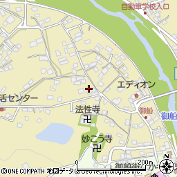 熊本県上益城郡御船町滝川1061周辺の地図