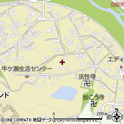 熊本県上益城郡御船町滝川1091周辺の地図