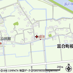 熊本県熊本市南区富合町榎津1239-1周辺の地図