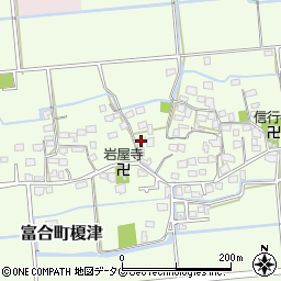 熊本県熊本市南区富合町榎津821周辺の地図