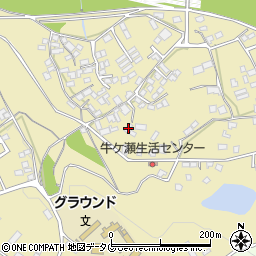 熊本県上益城郡御船町滝川1552周辺の地図