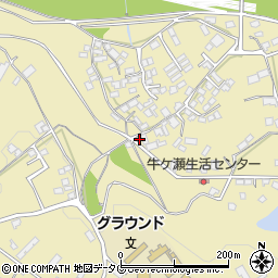 熊本県上益城郡御船町滝川1454周辺の地図