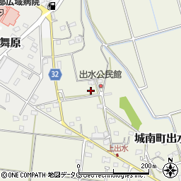 熊本県熊本市南区城南町出水860-3周辺の地図