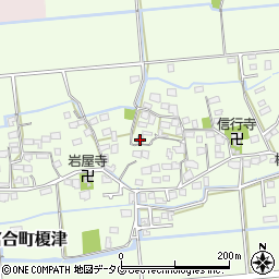 熊本県熊本市南区富合町榎津1019周辺の地図