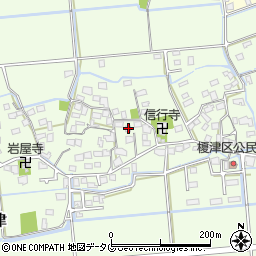 熊本県熊本市南区富合町榎津1048-1周辺の地図