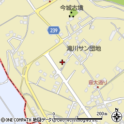 熊本県上益城郡御船町滝川1888周辺の地図