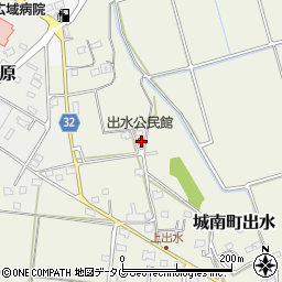 熊本県熊本市南区城南町出水859周辺の地図