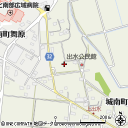 熊本県熊本市南区城南町出水864周辺の地図