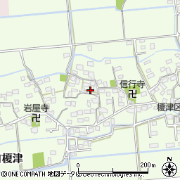 熊本県熊本市南区富合町榎津1007-2周辺の地図