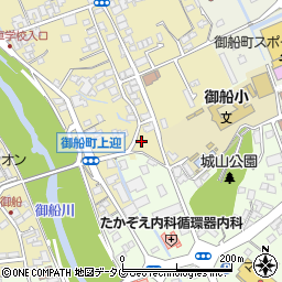 熊本県上益城郡御船町滝川43周辺の地図