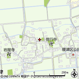 熊本県熊本市南区富合町榎津993-1周辺の地図
