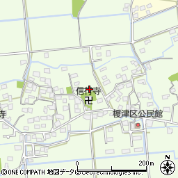熊本県熊本市南区富合町榎津1084-1周辺の地図