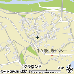 熊本県上益城郡御船町滝川1214周辺の地図