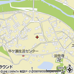 熊本県上益城郡御船町滝川1110周辺の地図