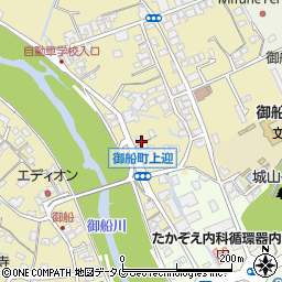 熊本県上益城郡御船町滝川63周辺の地図