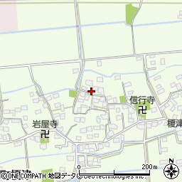熊本県熊本市南区富合町榎津977-2周辺の地図