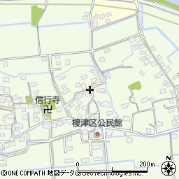熊本県熊本市南区富合町榎津周辺の地図