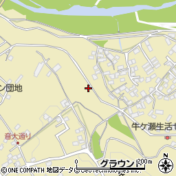 熊本県上益城郡御船町滝川1518周辺の地図