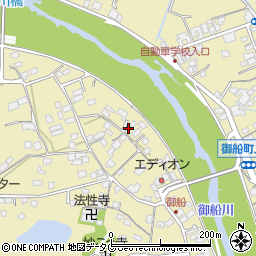 熊本県上益城郡御船町滝川937周辺の地図