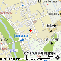 熊本県上益城郡御船町滝川40周辺の地図