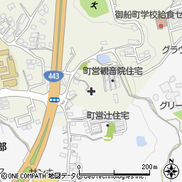 熊本県上益城郡御船町木倉1680周辺の地図