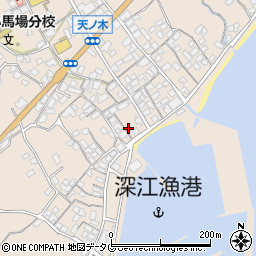 長崎県南島原市深江町丙122周辺の地図