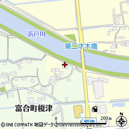 熊本県熊本市南区富合町榎津460-6周辺の地図