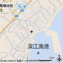 長崎県南島原市深江町丙121周辺の地図