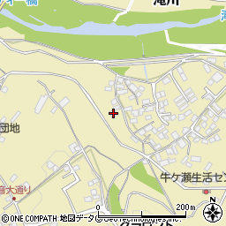熊本県上益城郡御船町滝川1507周辺の地図