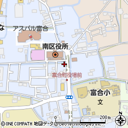 サンエコライフ富合店周辺の地図