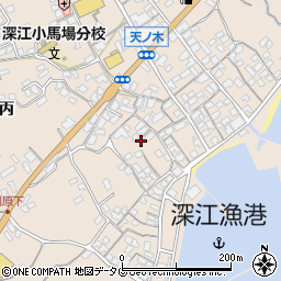 長崎県南島原市深江町丙141-1周辺の地図